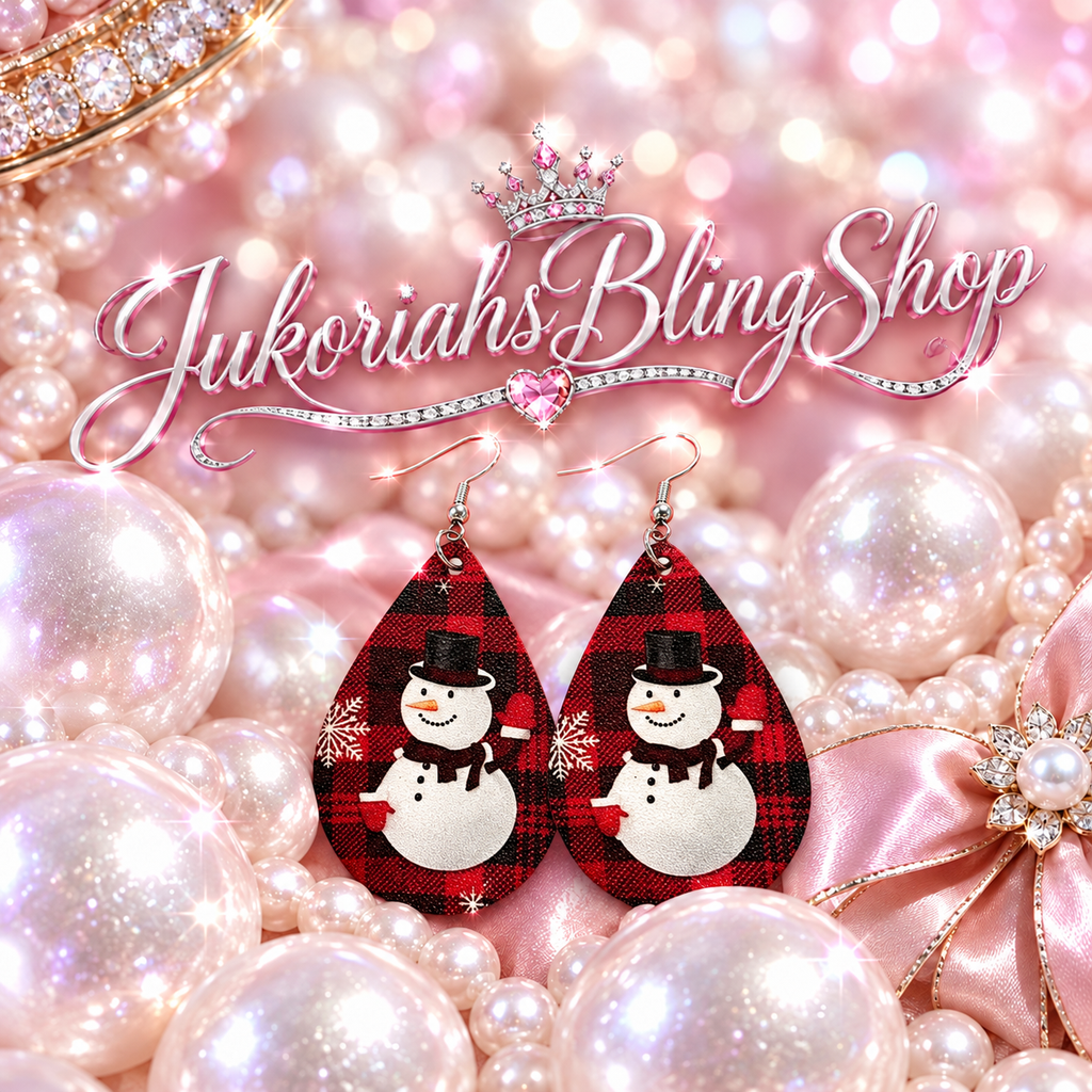 Snowman Earrings