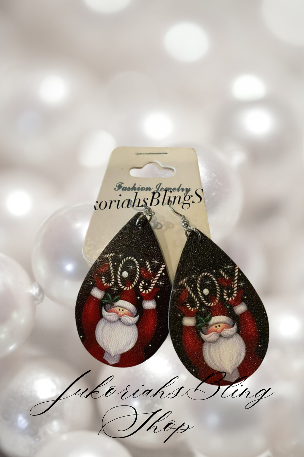 Santa Claus Christmas Earrings