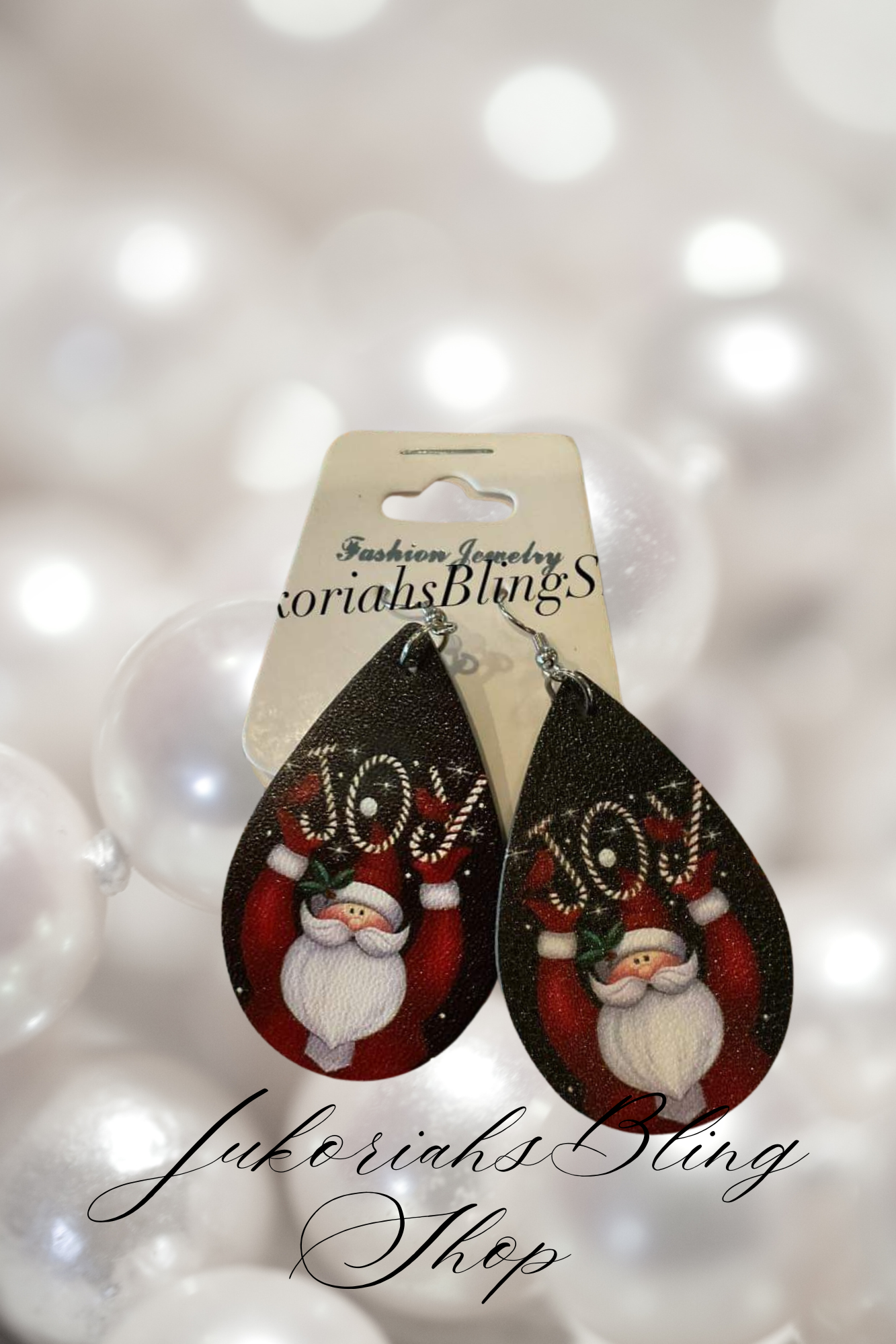 Santa Claus Christmas Earrings