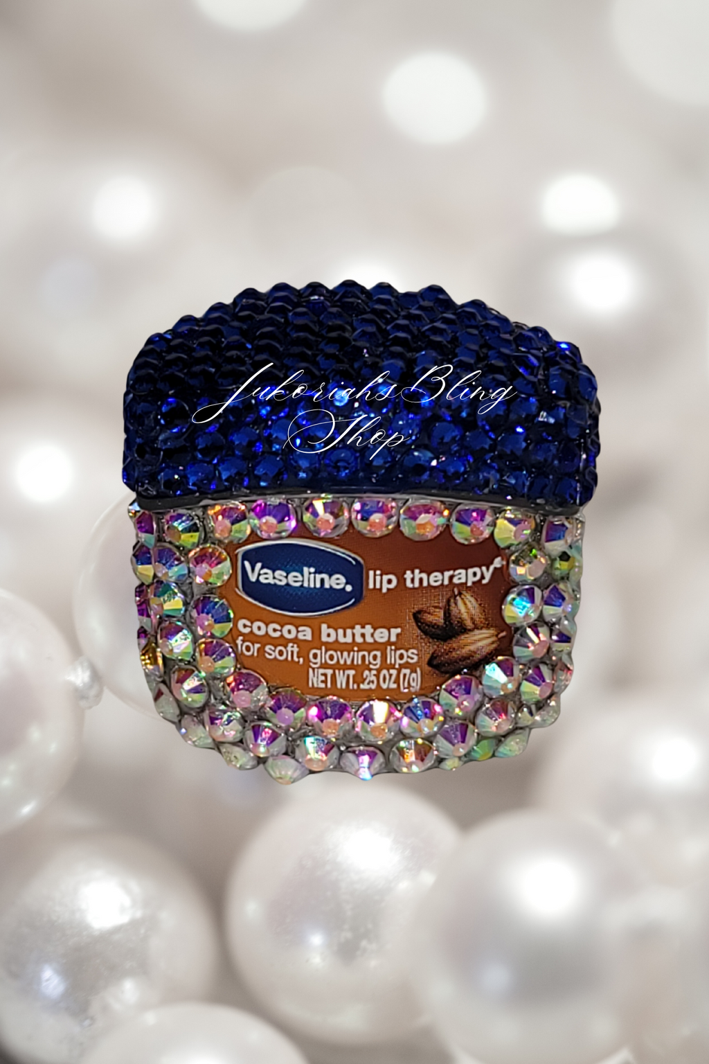Bling Vaseline Mini Lip Balm Cocoa Butter