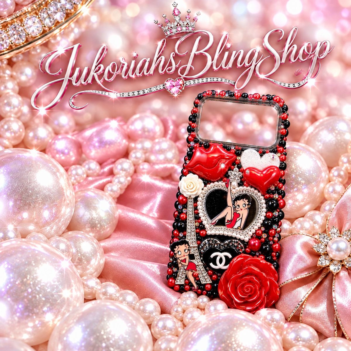 BETTY Bling Junk Case Y2k Iphone Samsung
