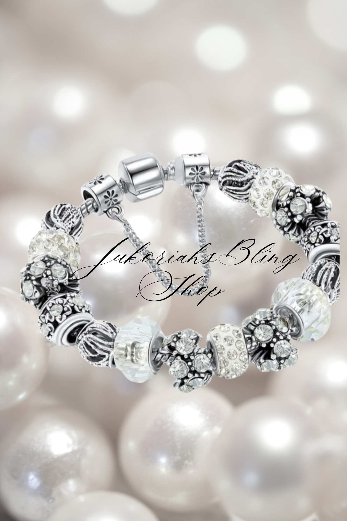 Bling  Vintage Charm Bracelet