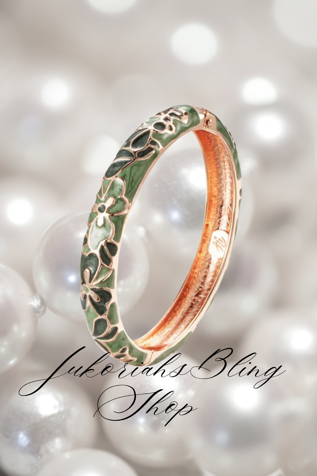 Boho Cloisonne Bangle  Bracelet