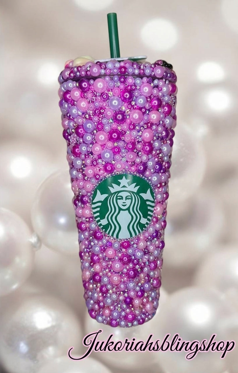 Bling Starbucks Venti 24oz Tumbler Cup