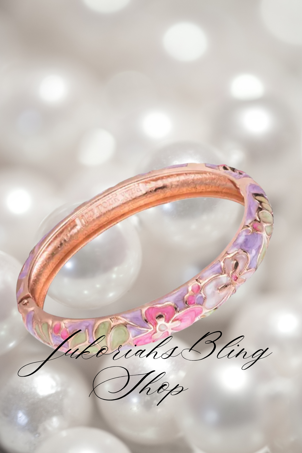 Boho Cloisonne Bangle  Bracelet