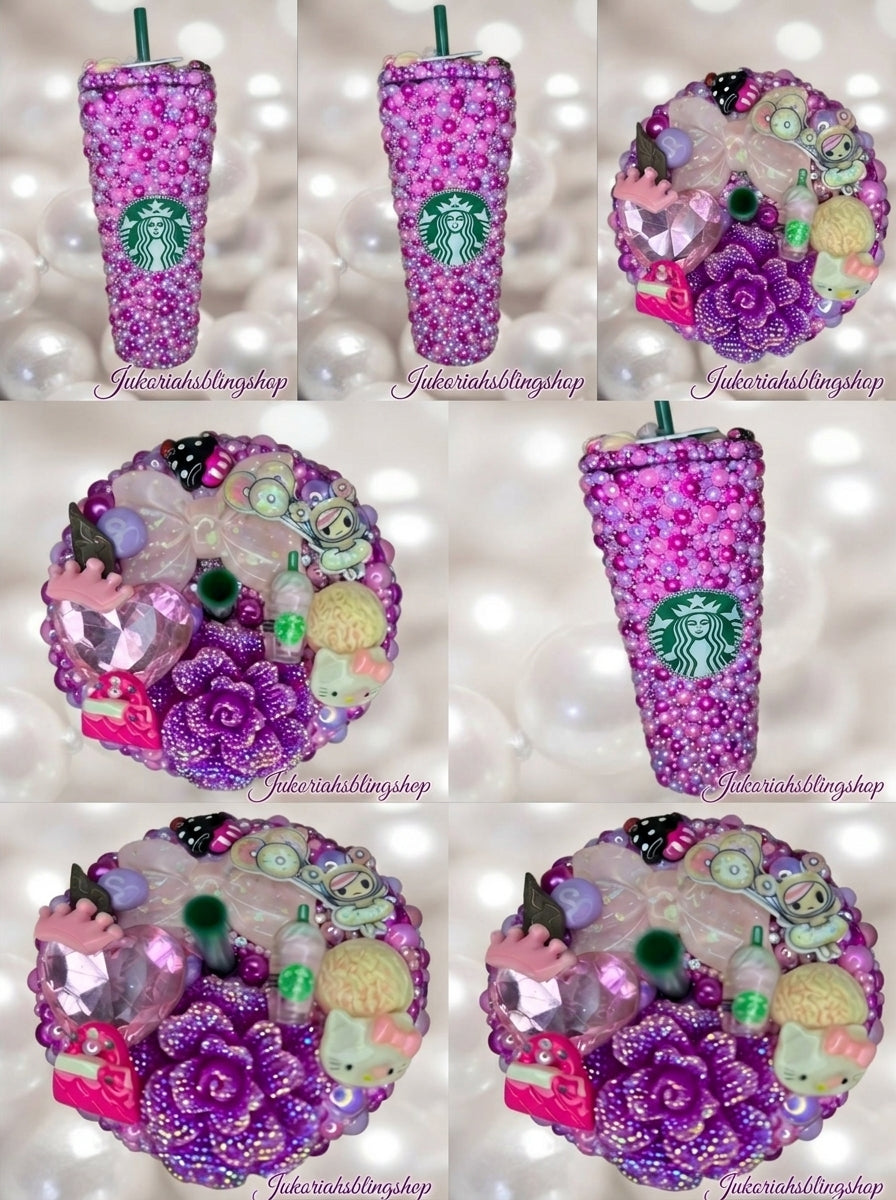 Bling Starbucks Venti 24oz Tumbler Cup