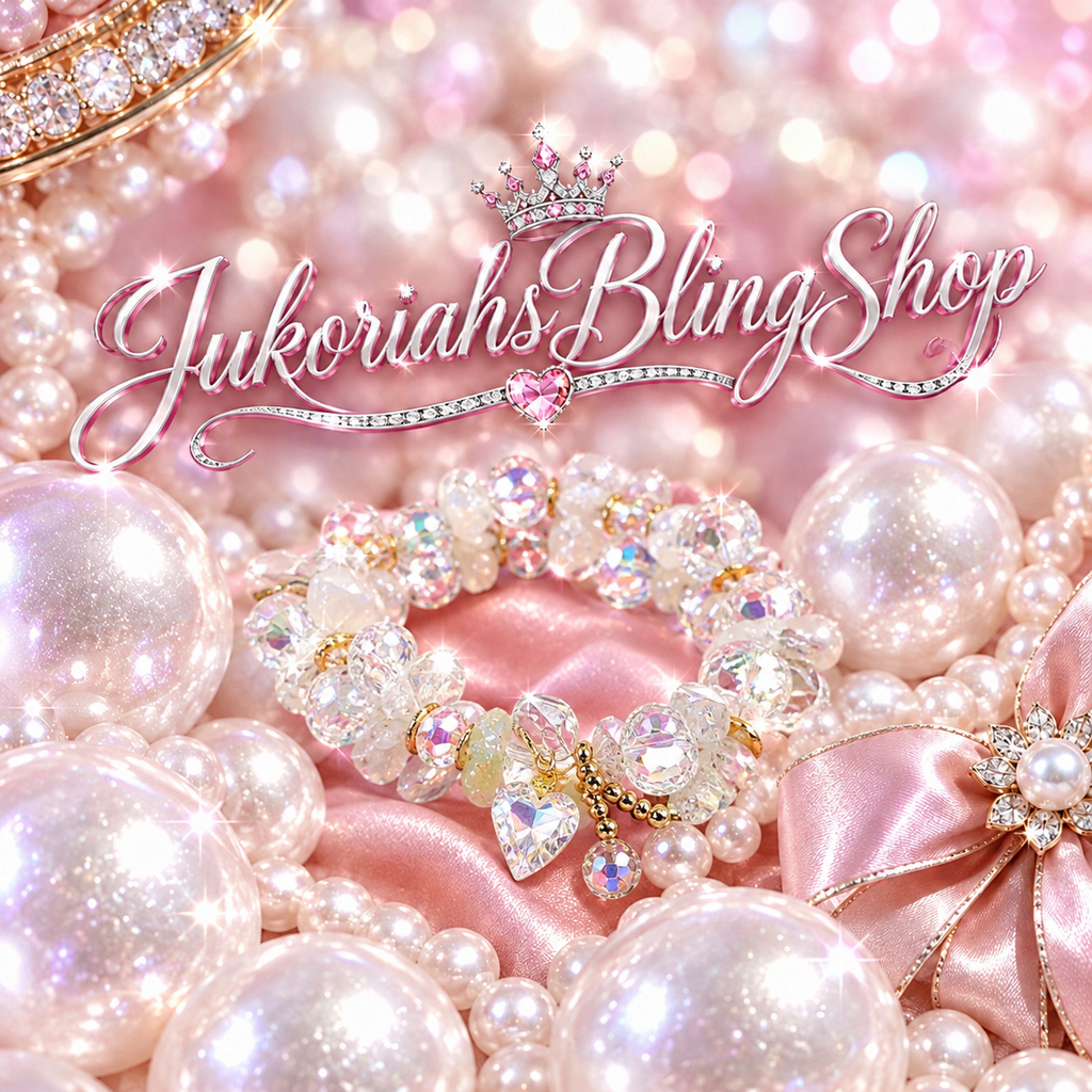 Crystal Iridescent Beaded Charm Bracelet
