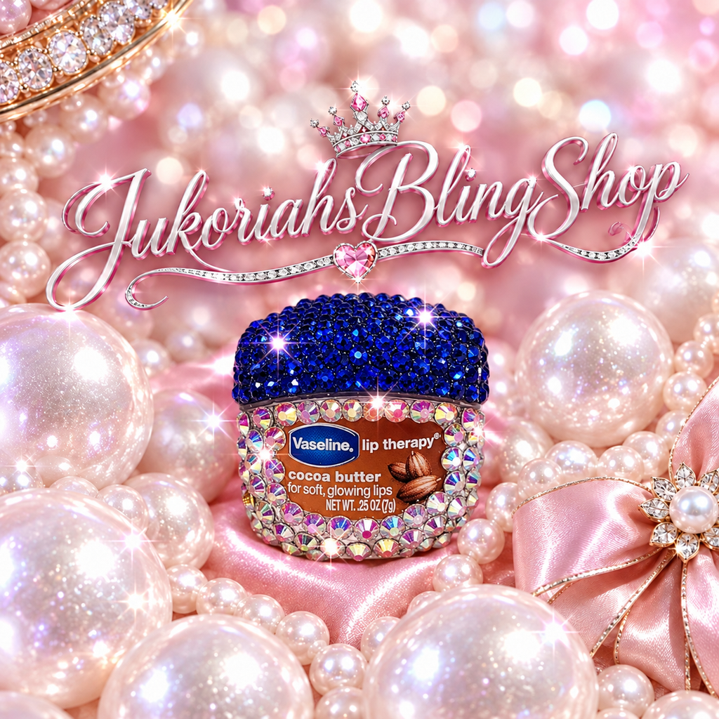 Bling Vaseline Mini Lip Balm Cocoa Butter