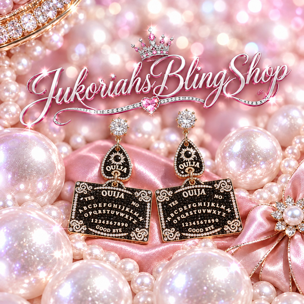 Halloween Oiuja Earrings